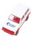 White Jeep Cherokee Die Cast Vehicle